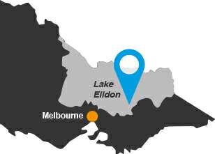 Lake Eildon Interactive Water Level Map, opens in a new window